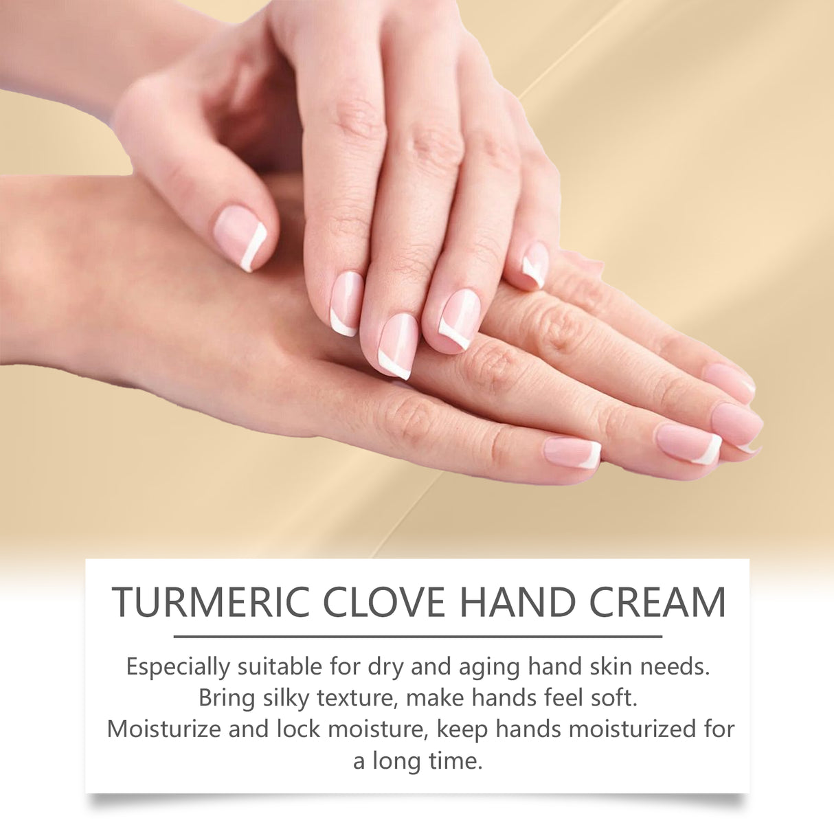 Crema de manos con aceite de clavo y cúrcuma: suave, hidratante y para manos secas en invierno.