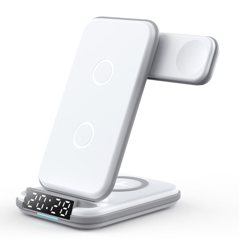 Private Four in One Wireless Charging Stand up Desktop Clock Wireless Charger Suitable for iPhone 13/14 - V.I.P Digital Presence