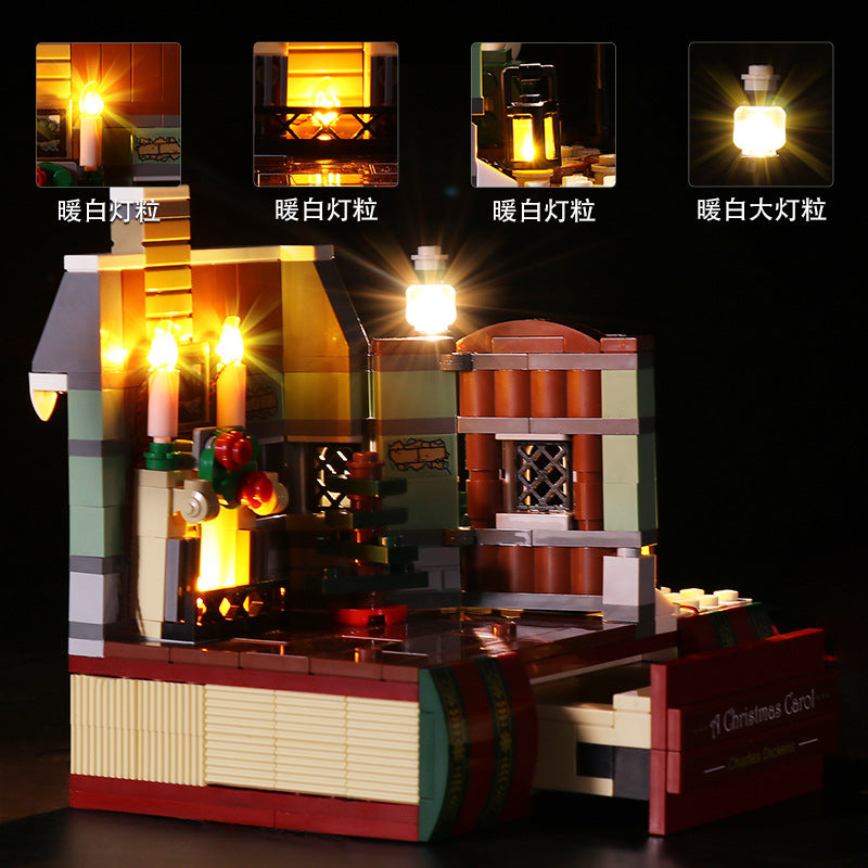 Vonado compatible with LEGO 40410 lighting pays tribute to Charles Dickens' Christmas Carol series LED lights - V.I.P Digital Presence