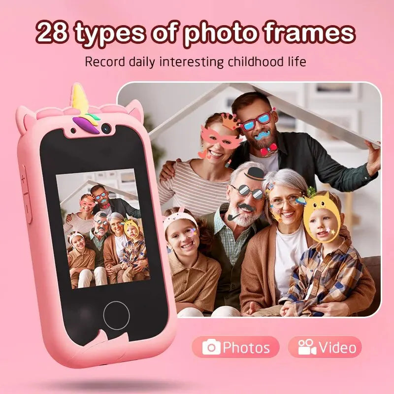 Kids Smart Phone Camera Toys Touchscreen Learning Toy for 3-12 Year Old Boys Girls Phone MP3 Player Christmas Birthday Gifts - V.I.P Digital Presence