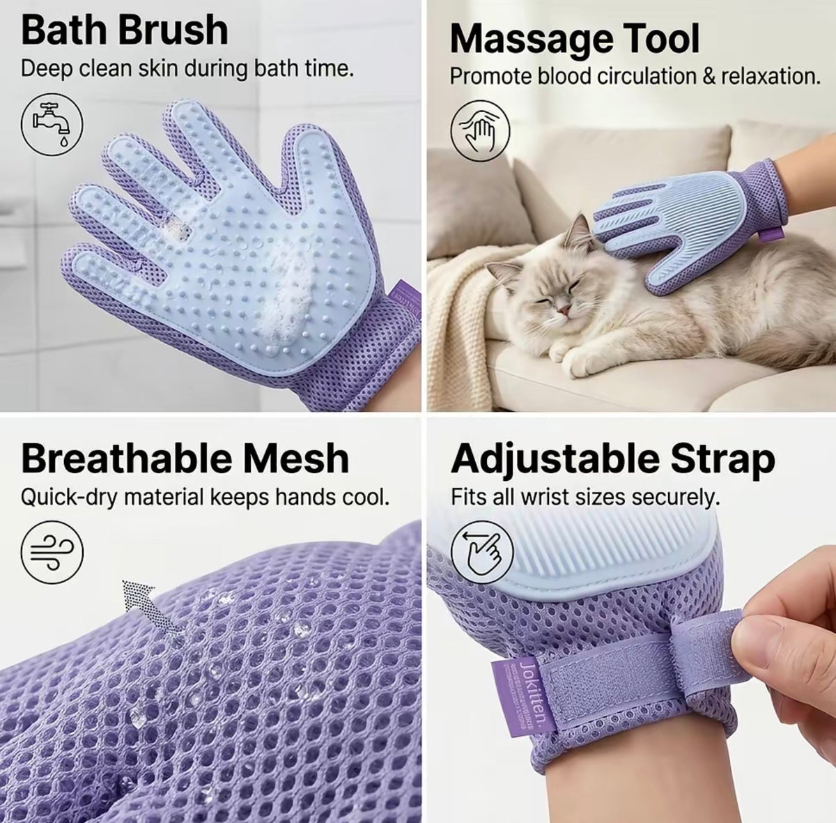 PawGroom Deshedding Glove