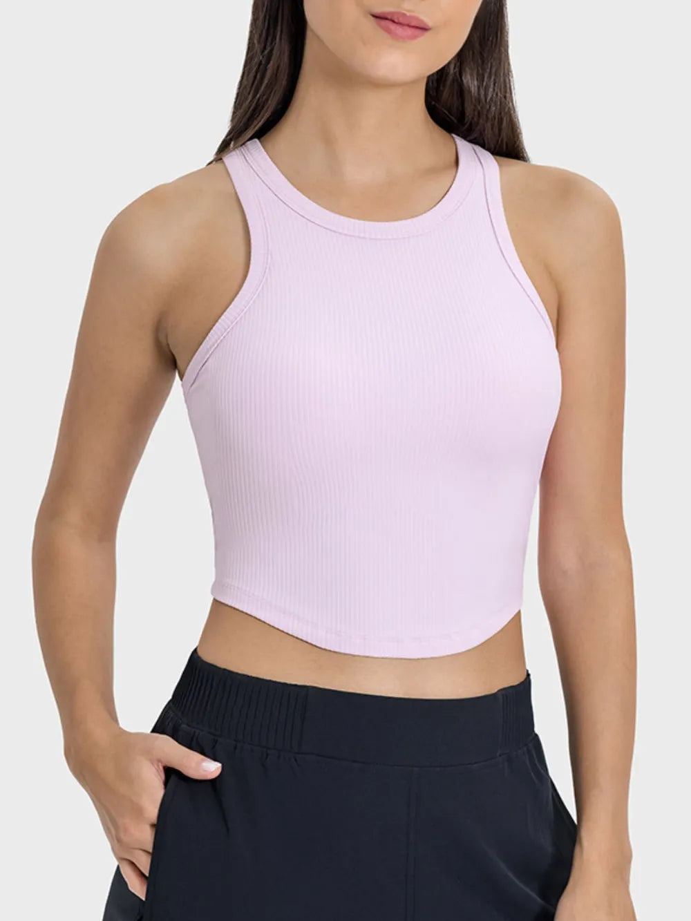 Round Neck Racerback Active Tank - V.I.P Digital Presence