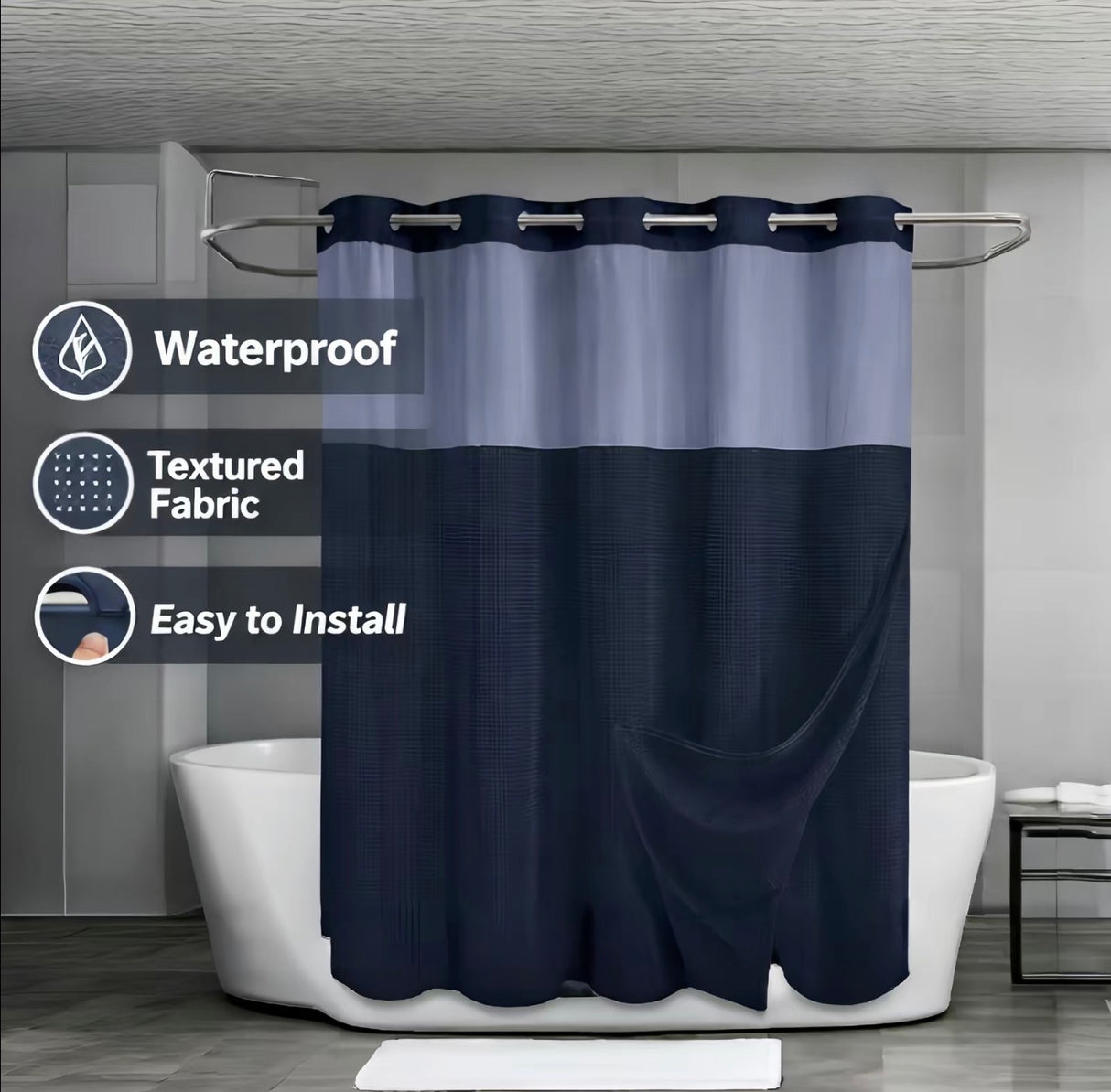 SnapLiner Shower Curtain