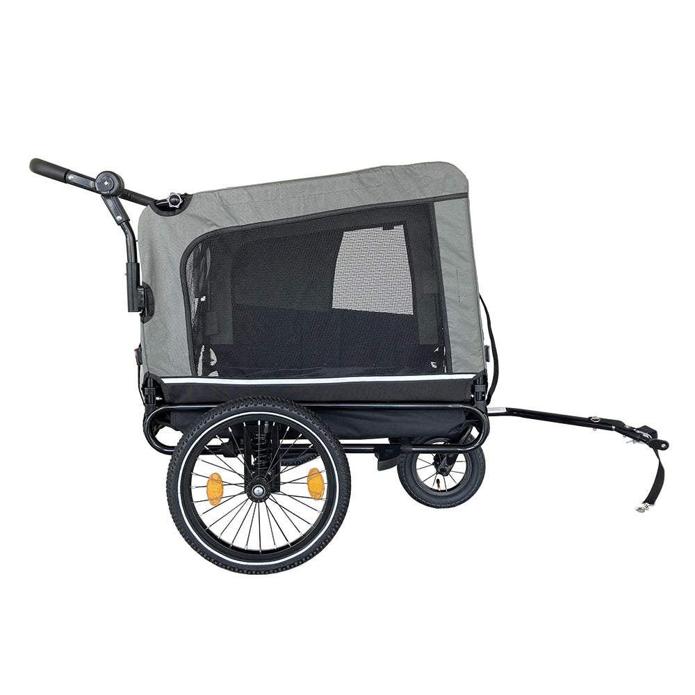 Outdoor Heavy Duty Foldable Utility Pet Stroller Dog Carriers Bicycle Trailer - V.I.P Digital Presence