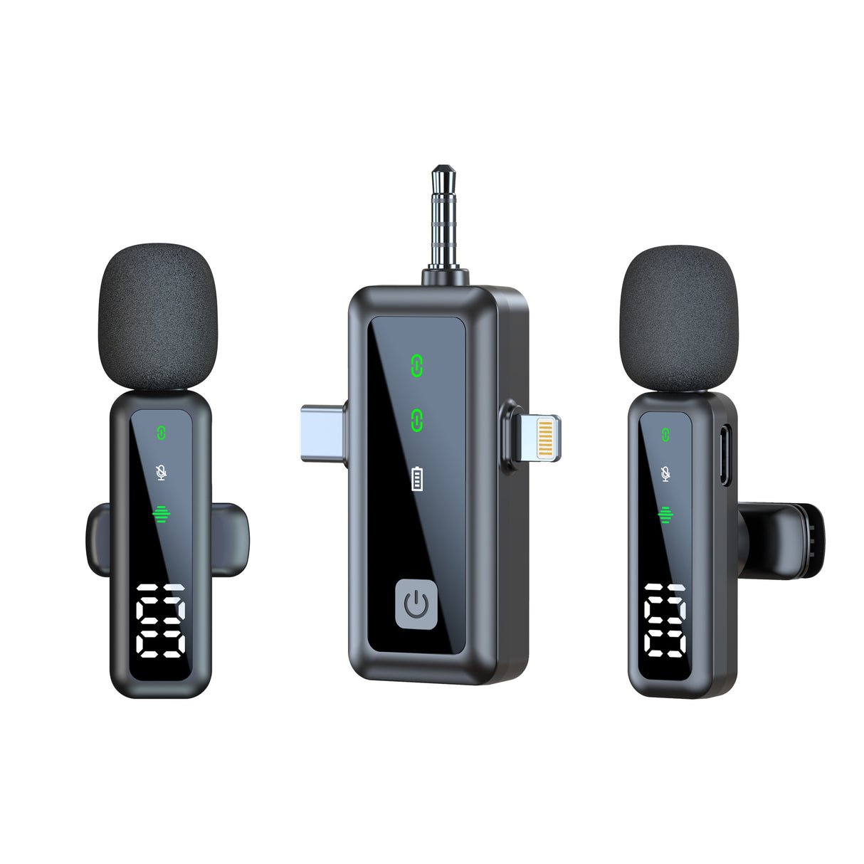 Wireless Lapel Microphone for Outdoor Computer Live Streaming Noise Reduction Universal Small Microphone - V.I.P Digital Presence