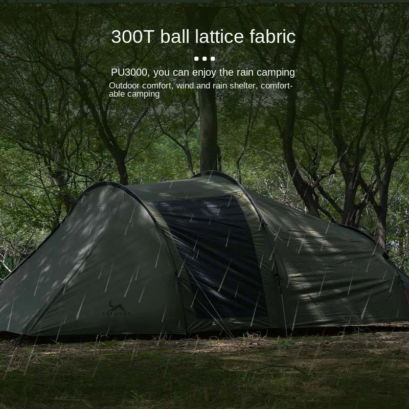 YOUSKY Tunnel Tent Outdoor Camping Supplies Equipment Folding Portable Thickened Camping Family Tent - V.I.P Digital Presence