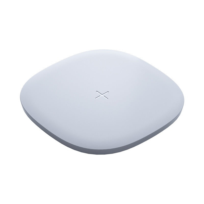 Cargador inalámbrico de escritorio móvil de carga única, adecuado para Samsung, Huawei, cargador inalámbrico cuadrado de 15 W.