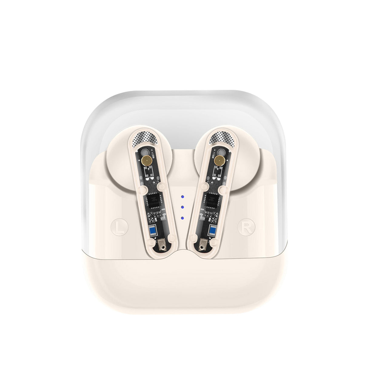 AKZ-S26 Wireless Sports Earphones Mini Transparent Shell Bluetooth Earphones TWS Lightweight Running Tpye-c Heavy Bass - V.I.P Digital Presence