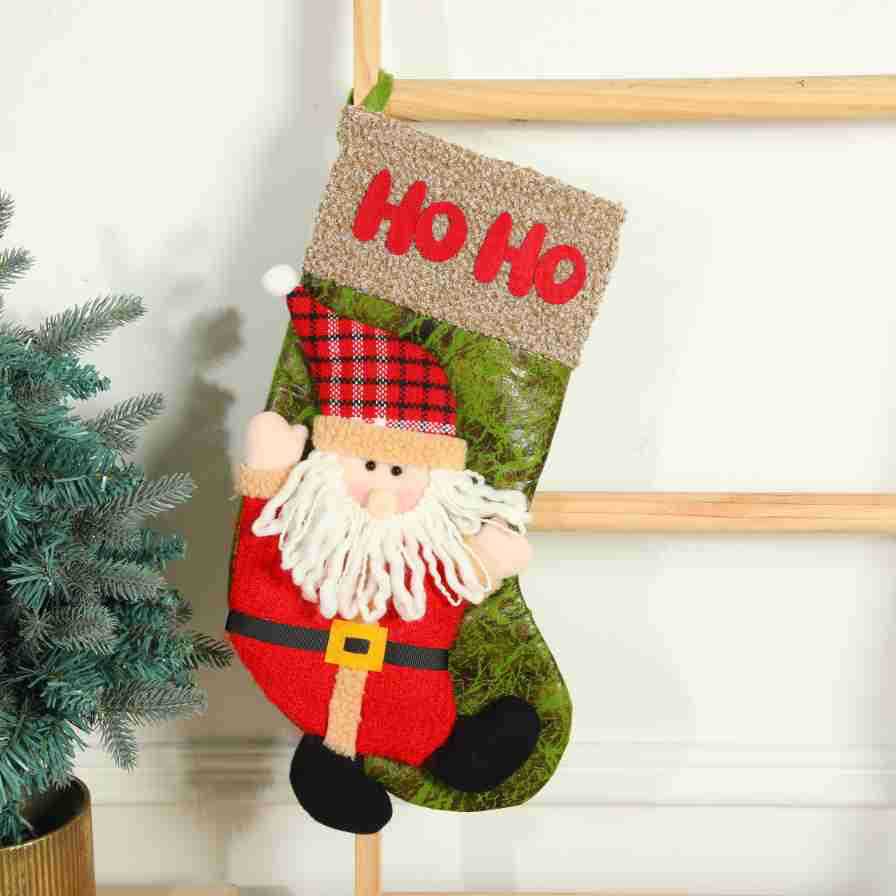 Christmas Socks, Christmas Gift Bag, Christmas Decoration Gift Bag, Christmas Elk Old Man Pendant Gift Bag - V.I.P Digital Presence