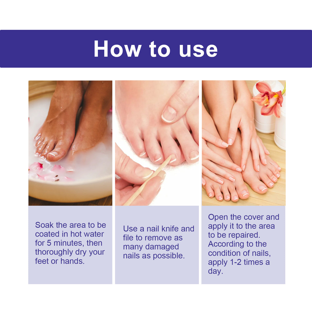 Nail Repair Lotion, Repair Thickening Nail Inlay Gray Nail Shine Soft Nail Care Solution - V.I.P Digital Presence