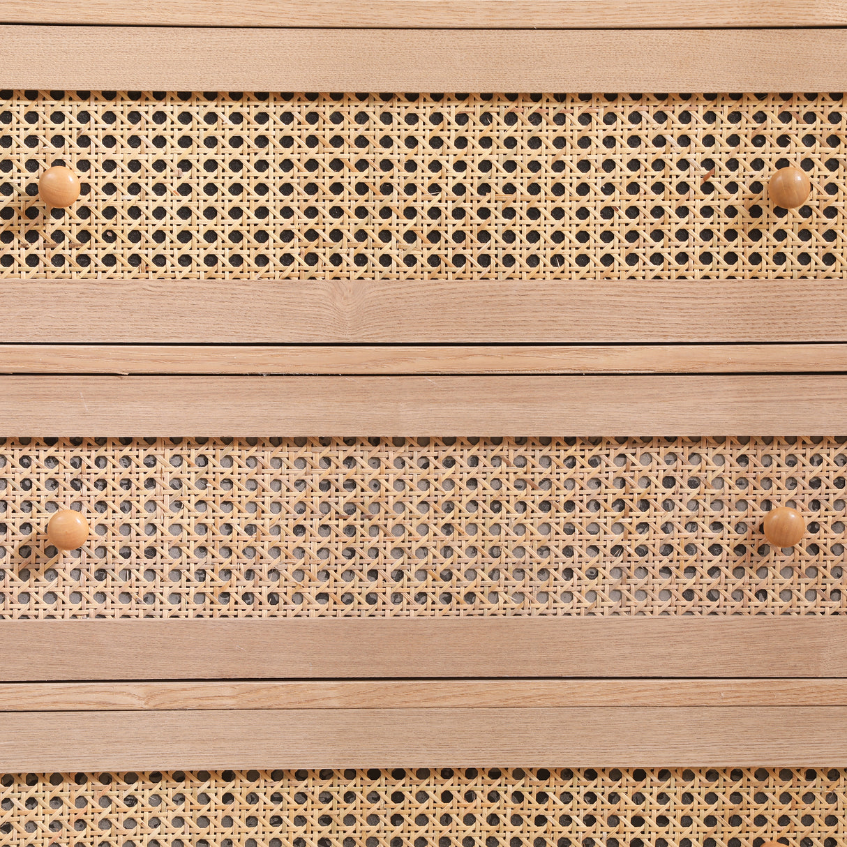 31.5 "3-Drawers Rattan Storage Cabinet Rattan Drawer,for Bedroom,Living Room,Natural - V.I.P Digital Presence