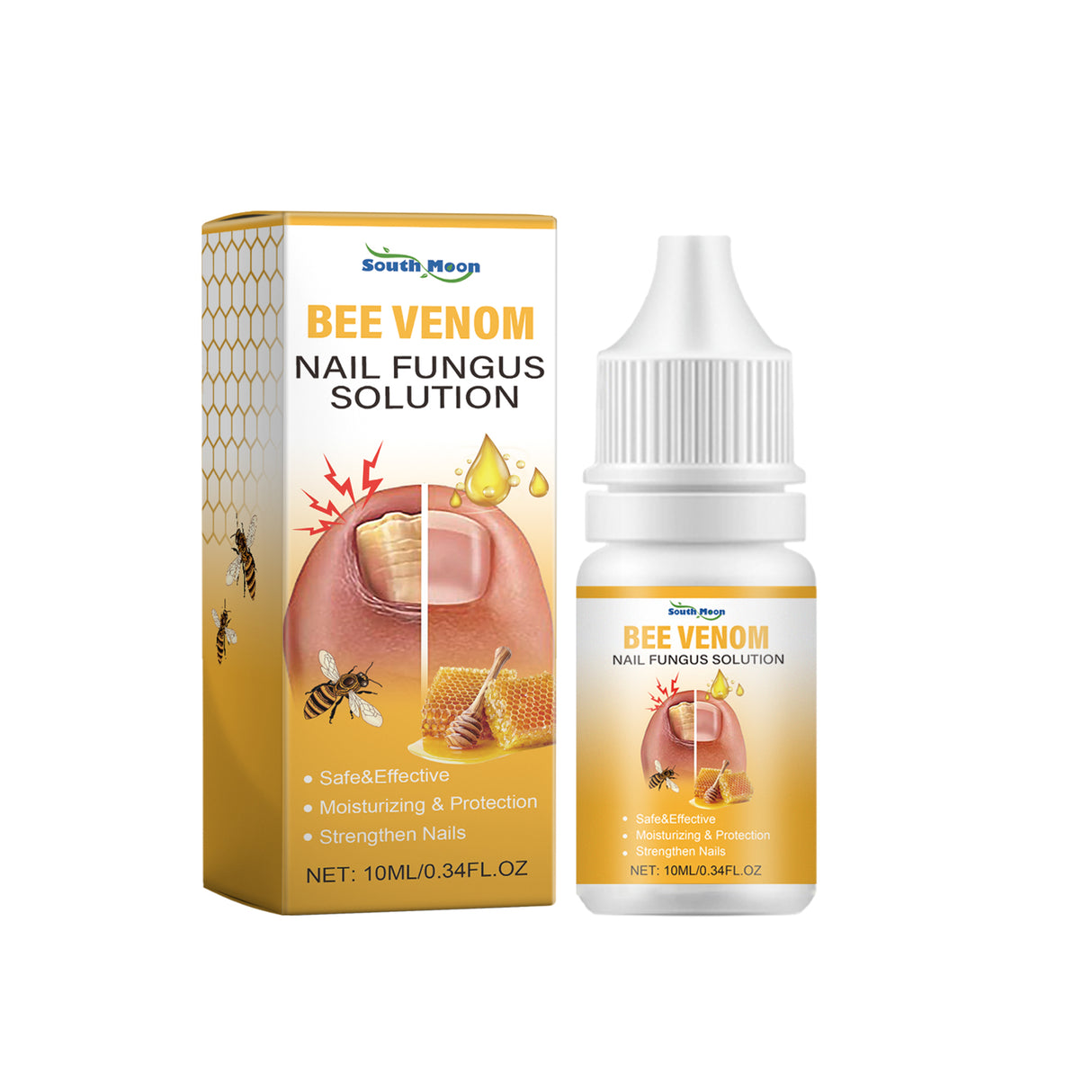Bee Venom Nail Care Essence Foot Gray Nails Brightening Nails Rotten Nails Soft Nails Nail Care - V.I.P Digital Presence