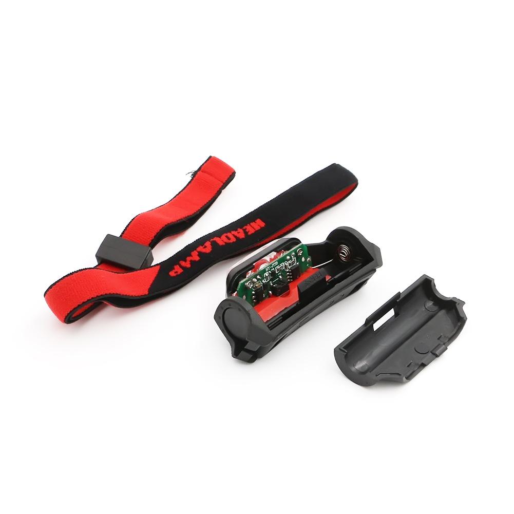 Professional 4 Modes Waterproof XPE White+2*LED Red Headlamp Mini Headlight Flashlight Outdoor