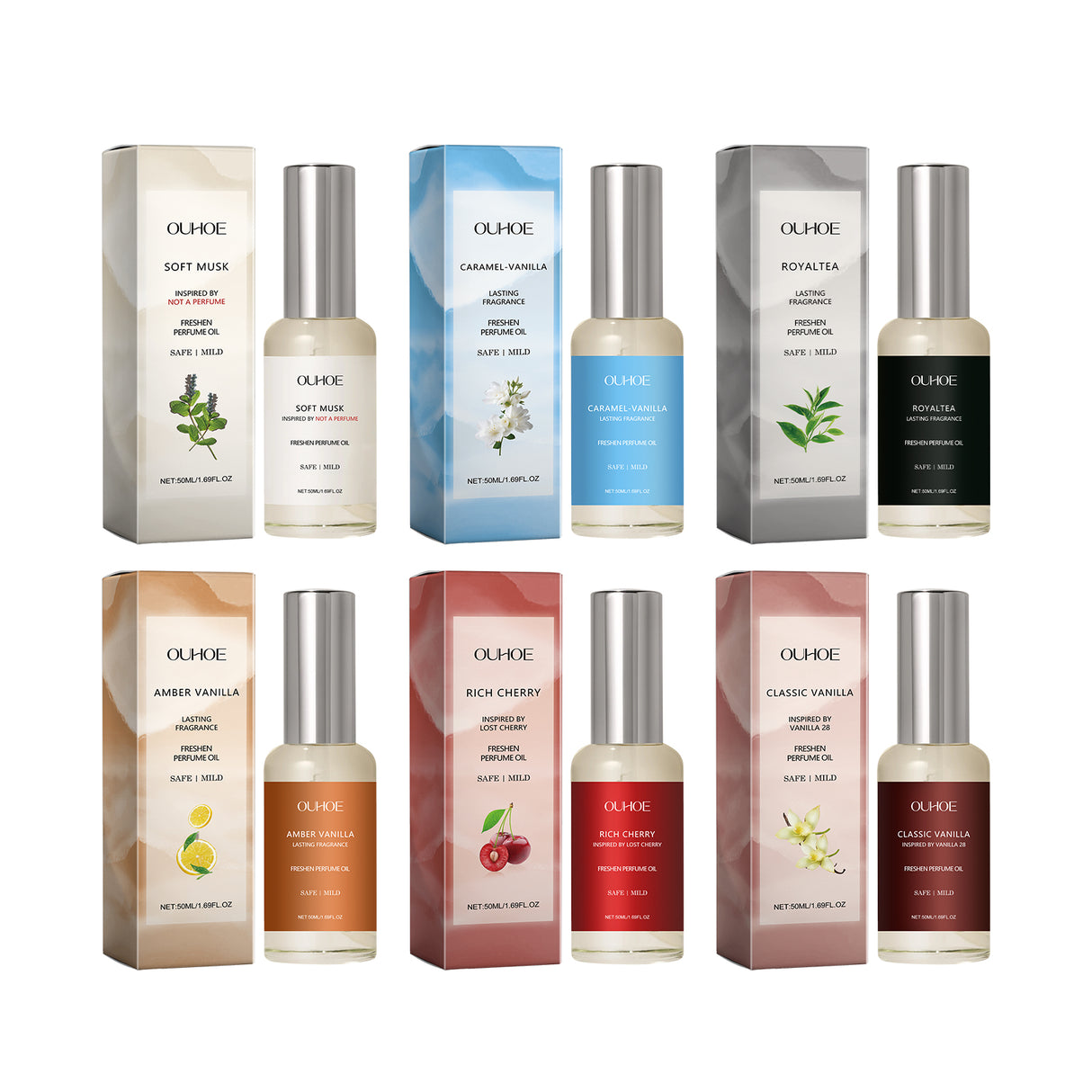 Perfume Oil Series, Small Sweet Portable Elegant Natural Fresh Exudes Charm And Lingering Fragrance - V.I.P Digital Presence