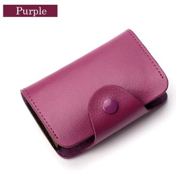 Genuine Leather Card Wallet for Men and Women Cowhide Business Card Holder Credit Card Purse - V.I.P Digital Presence