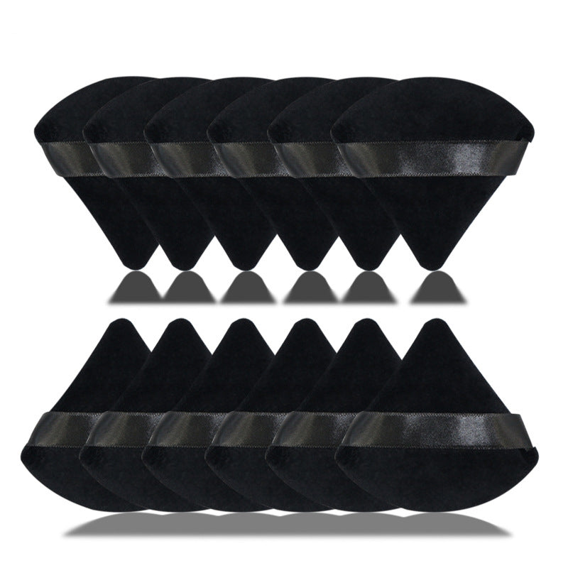 Triangle Dry Powder Puff Fiber Crystal Cotton Delicate On Makeup Beauty Tools Powder Puff - V.I.P Digital Presence
