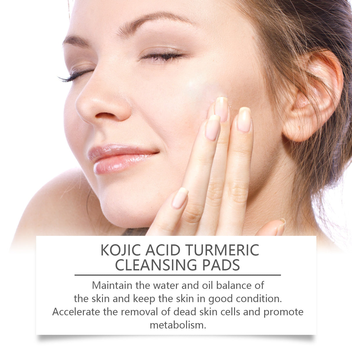 EELHOE Turmeric Kojic Acid Cleansing Pads Exfoliating Pads Facial Sponges For Cleansing Exfoliating Daily Cleansing Skin Care (40 PCS) - V.I.P Digital Presence