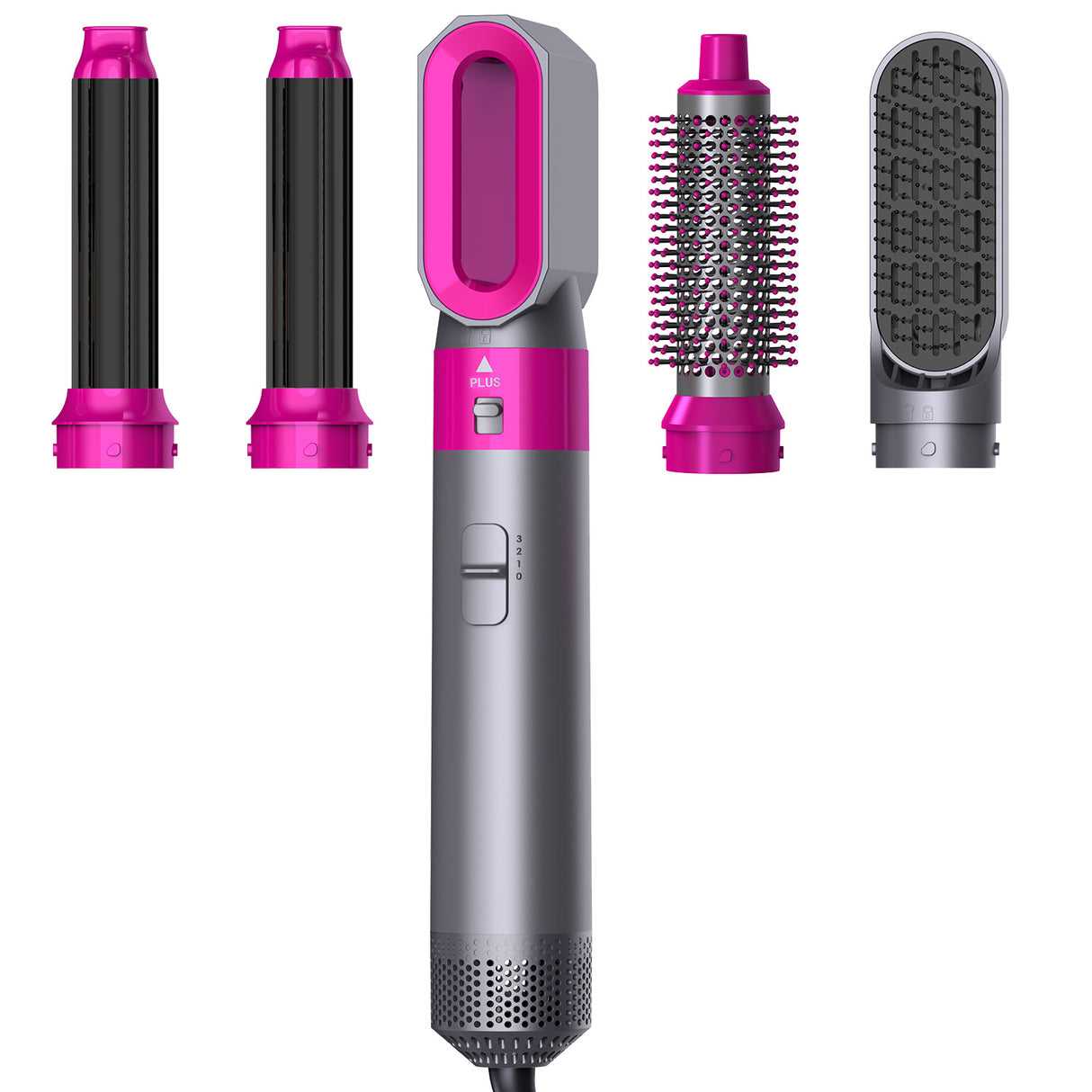 5 in 1 Hair Styler Professional Hair Dryer Brush Blow Dryer Air Wrap Hot Air Brush - V.I.P Digital Presence