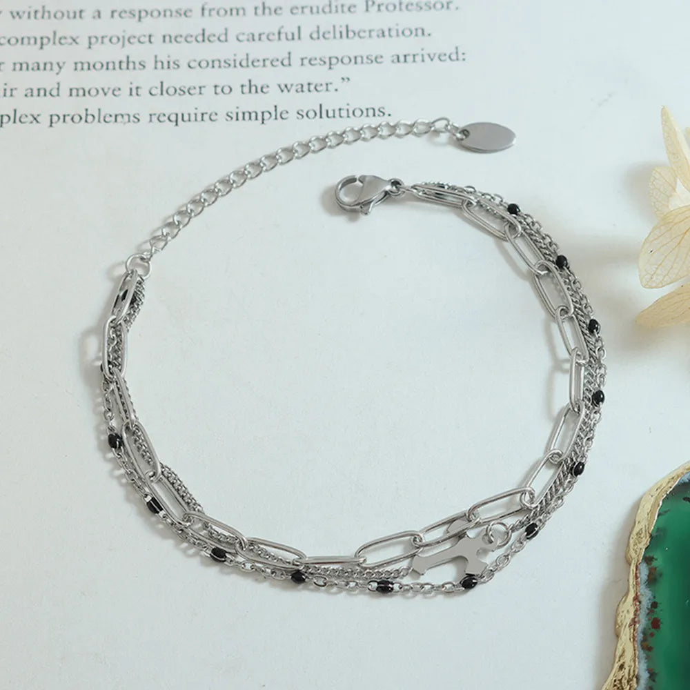 Titanium Steel Three-Layered Bracelet - V.I.P Digital Presence
