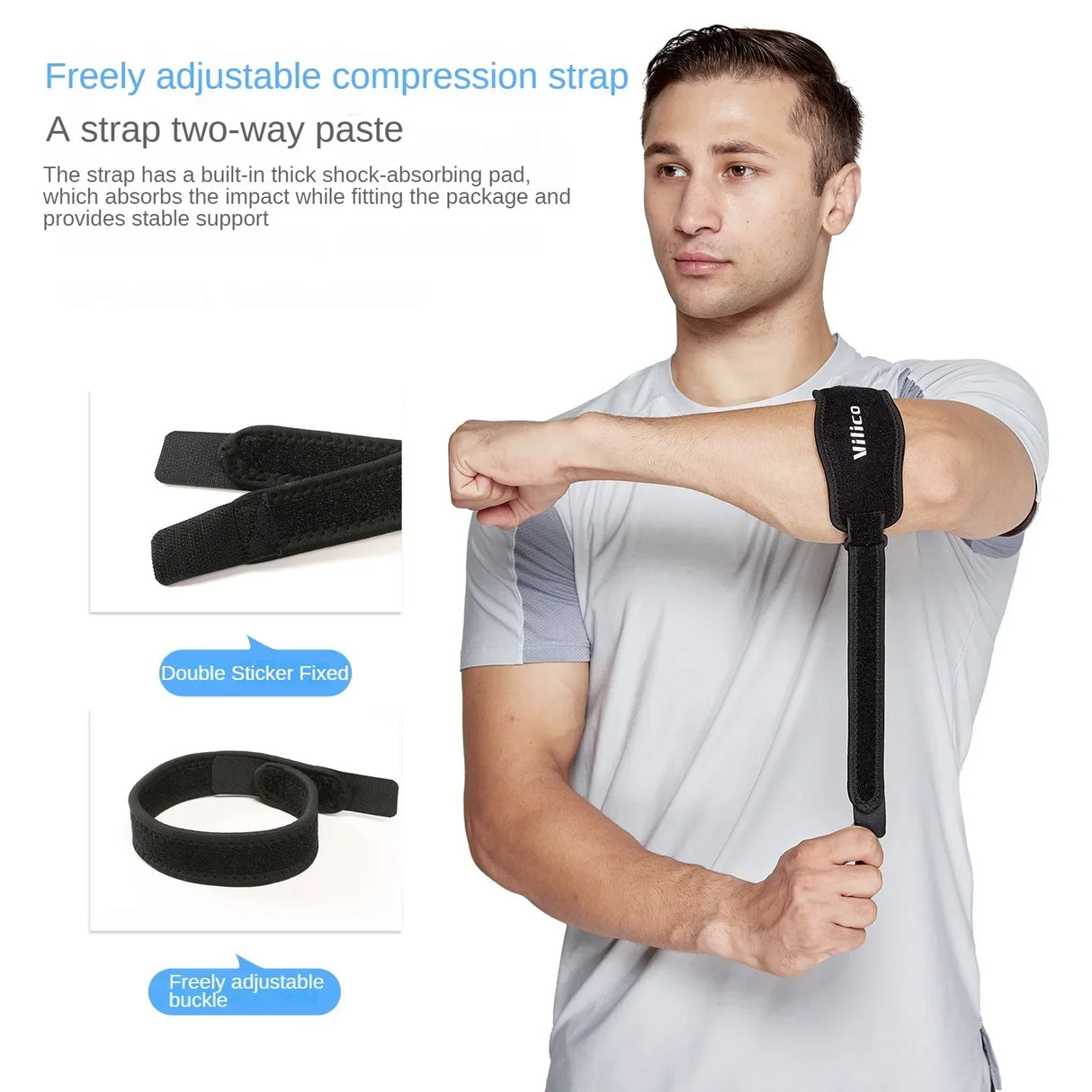 Men's and women's cycling outdoor sports elbow straps breathable and pressurized fixed protective equipment - V.I.P Digital Presence