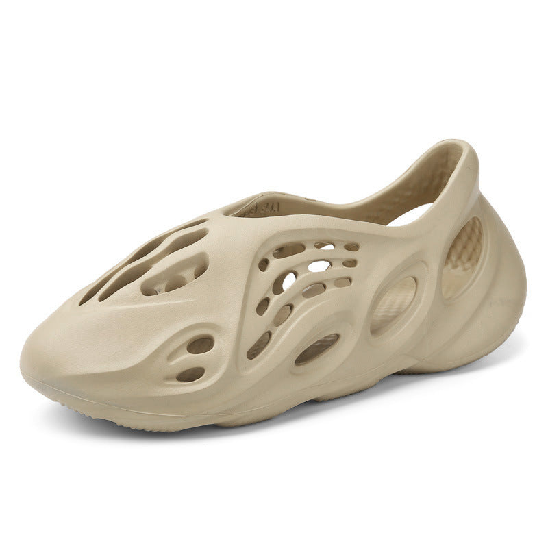 Zapatos de playa de verano para niños y niñas, con agujeros y suela de coco.