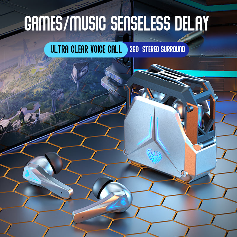 The new mecha wind e sports bluetooth headset wireless 5.3 game low latency and long battery life - V.I.P Digital Presence