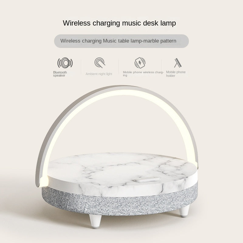 Living desk lamp, mobile phone, wireless charging, Bluetooth speaker, minimalist ins, bedside lamp - V.I.P Digital Presence