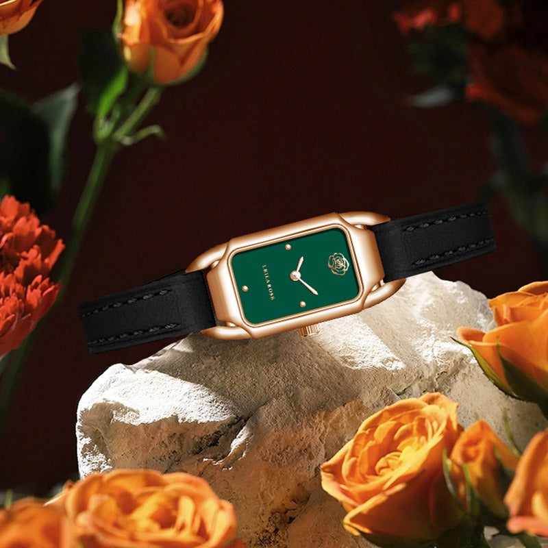 Women's Watch Brand Counter Brand Authentic Fashion Small Square Core Women's Watch Quartz Watch Popular - V.I.P Digital Presence