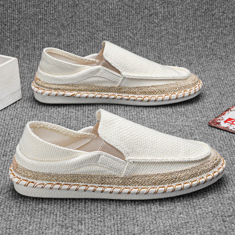 Fisherman Shoes Men's Breathable Cloth Shoes Hanfu Shoes Men's Casual Slip-On Loafers Driving Old Beijing Cloth Shoes - V.I.P Digital Presence