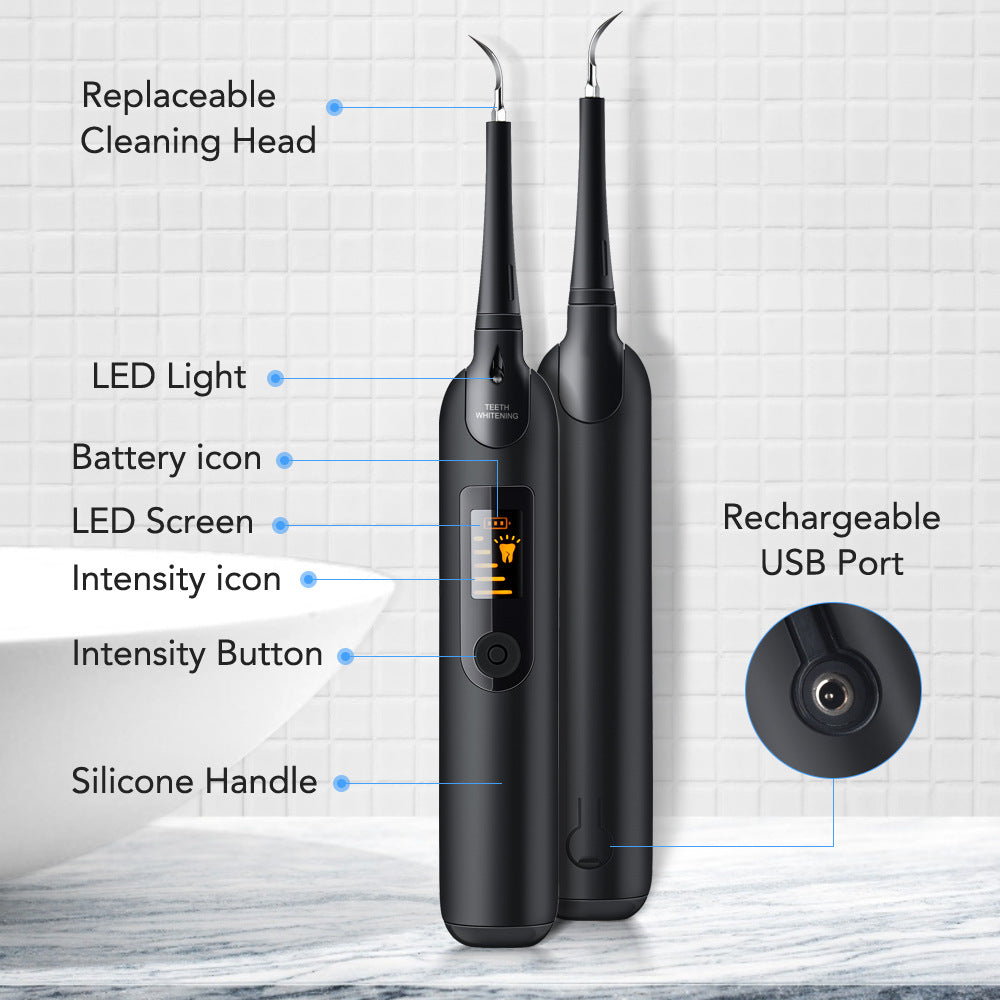 5-Speed Electric Tooth Cleaning Device LED Display Tooth Cleaning Device Set Home Beauty Device To Remove Calculus Tooth Cleaning Device - V.I.P Digital Presence