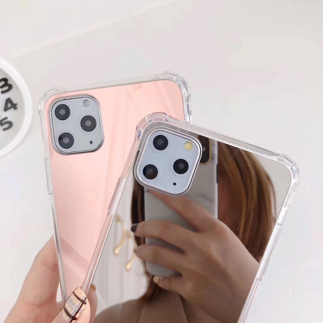 Gasbag Drop Proof Mirror Case for iphone XR XS MAX 13 14 Plus Airbag Soft TPU Phone Cover - V.I.P Digital Presence