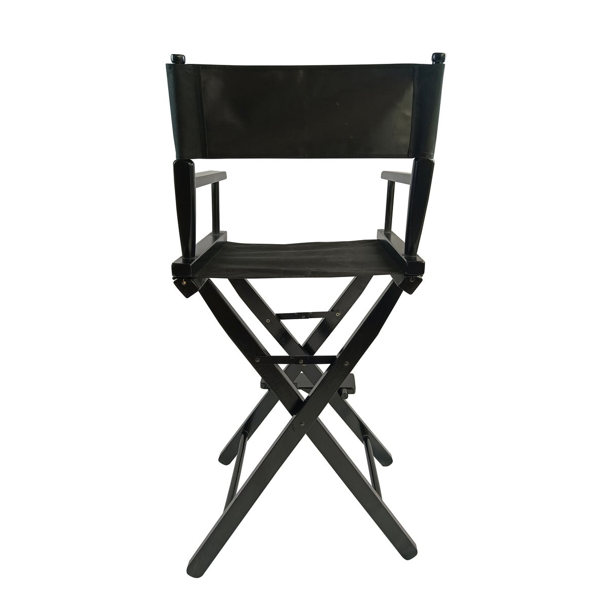 Casual Home Director's Chair, Black Frame/Black Canvas,Suitable for adults, foldable style, 2pcs/set populus - V.I.P Digital Presence