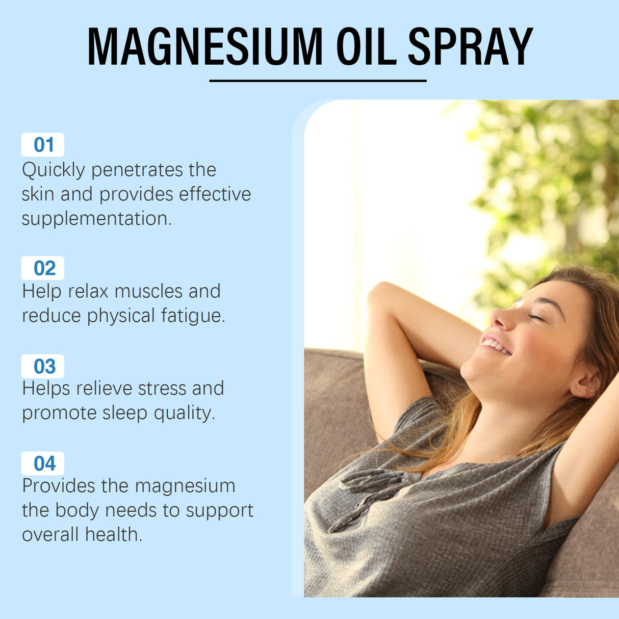 Southmoon Tea Tree Oil Sleep Spray Tea Tree Oil Magnesium Relaxing Moisturizing Body Overnight Treatment Spray - V.I.P Digital Presence