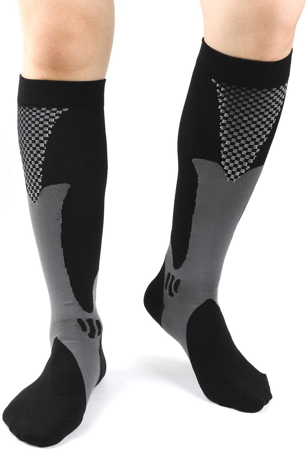 Compression Stocking Anti-slip Best for Basketball Football Outdoor Running Socks Women Men Travel Compression Socks - V.I.P Digital Presence