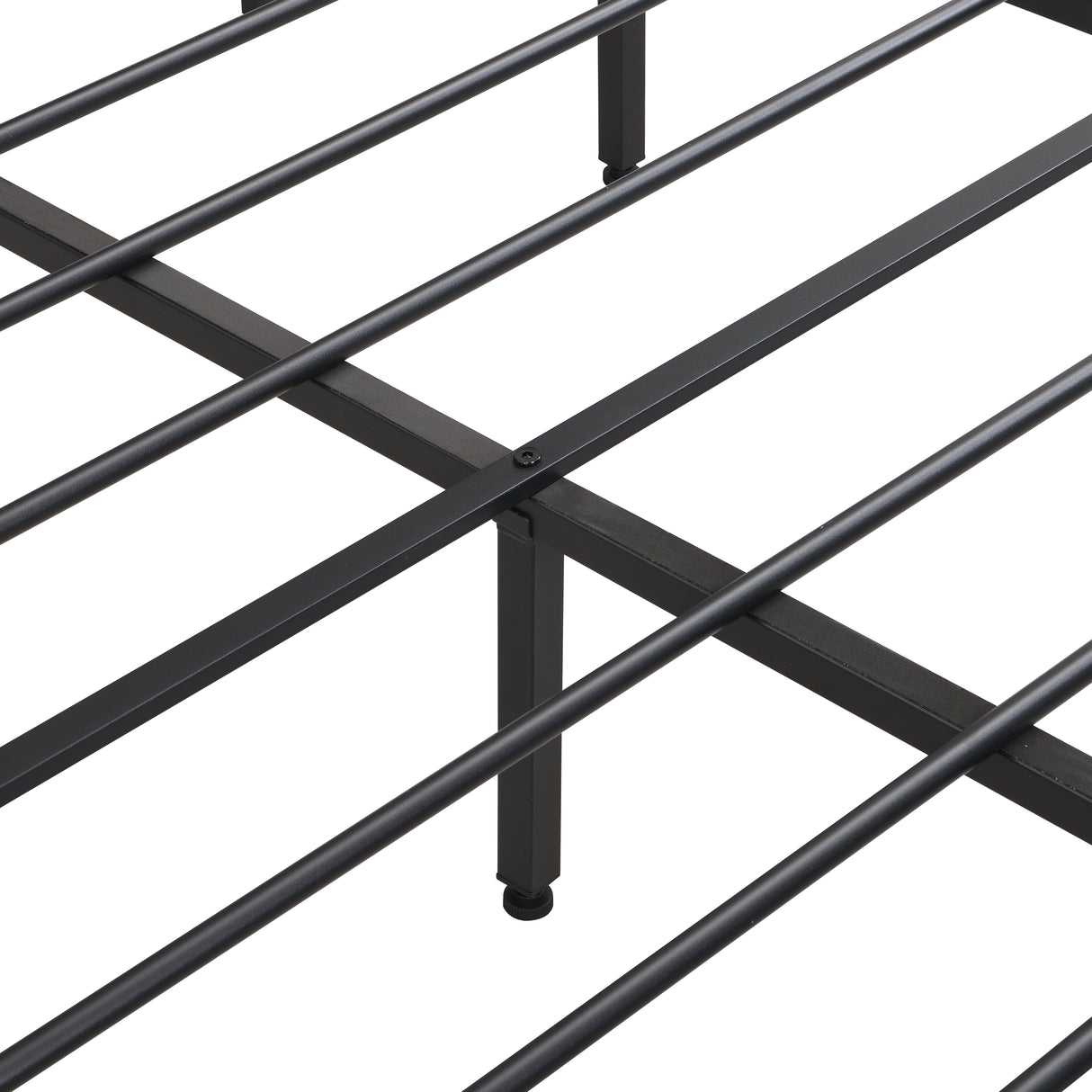 Industrial extra large bed frame with LED lights and 2 USB ports, extra large bed frame with storage space, rural brown color - V.I.P Digital Presence