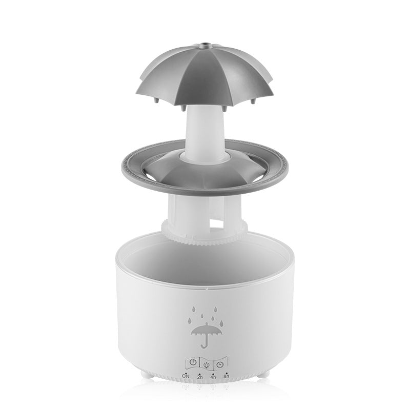 Rotating umbrella water droplet humidifier household heavy fog desktop rainbow lights remote control aromatherapy machine - V.I.P Digital Presence