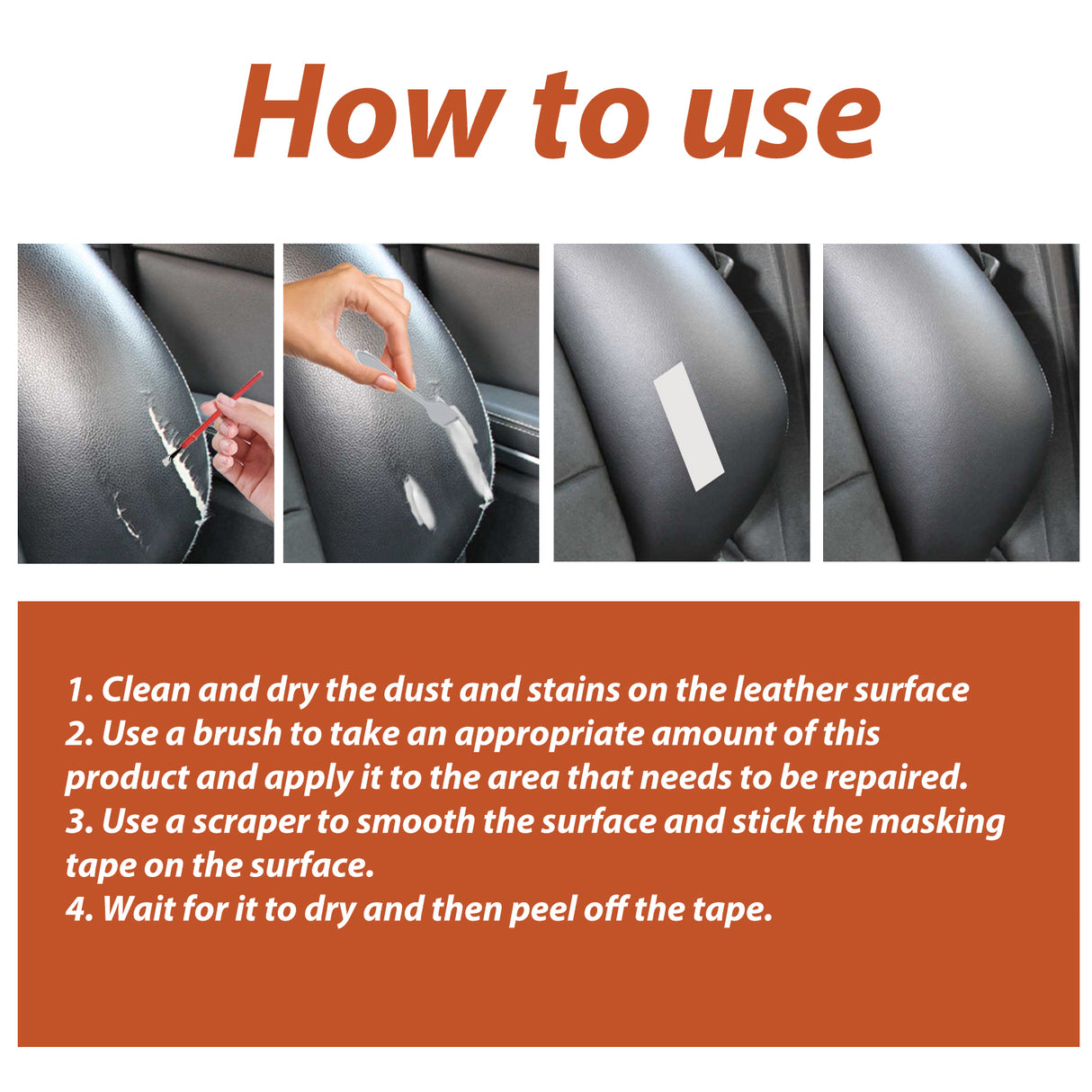 Leather Filling Cream, Car Seat Leather Sofa Leather Bag Leather Shoes Leather Clothing Care Cream - V.I.P Digital Presence