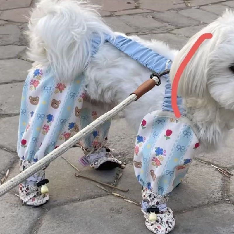 Pet Stroller, Dustproof Pants, Summer Jumpsuit, Leg - Protective Shoes/Trousers, Small Pet Wear - V.I.P Digital Presence