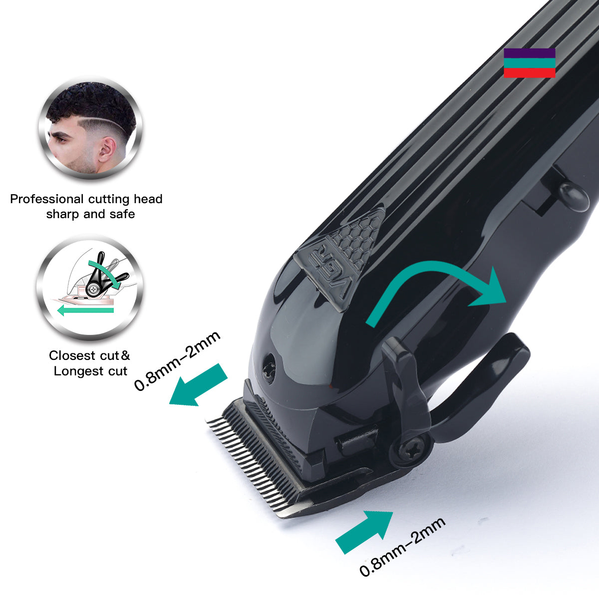 Electric Hair Clipper Fine Adjustment Gradual Change Electric Hair Salon Usb Rechargeable Household Electric Hair Clipper - V.I.P Digital Presence