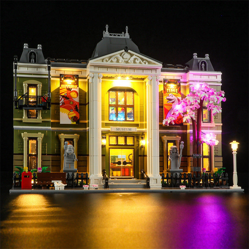 YEABRICKS is compatible with LEGO 10326 Natural History Museum building blocks, LED lighting fixtures, street view toys, and lighting - V.I.P Digital Presence