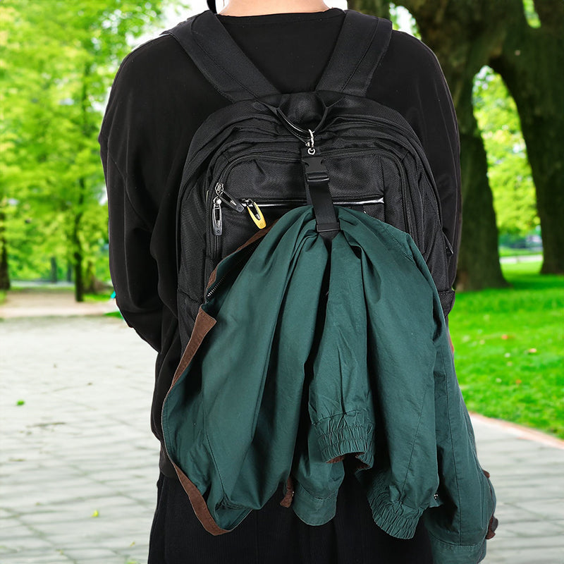 Portable Black Nylon Anti-Theft Luggage Strap, Bag Clip for Multi-Tool, Camping & Hiking - V.I.P Digital Presence
