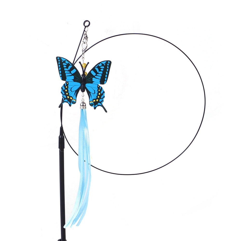 Suction cup cat toy stick that can be attached and held with steel wire multi head interchangeable cat toy and pet supplies - V.I.P Digital Presence