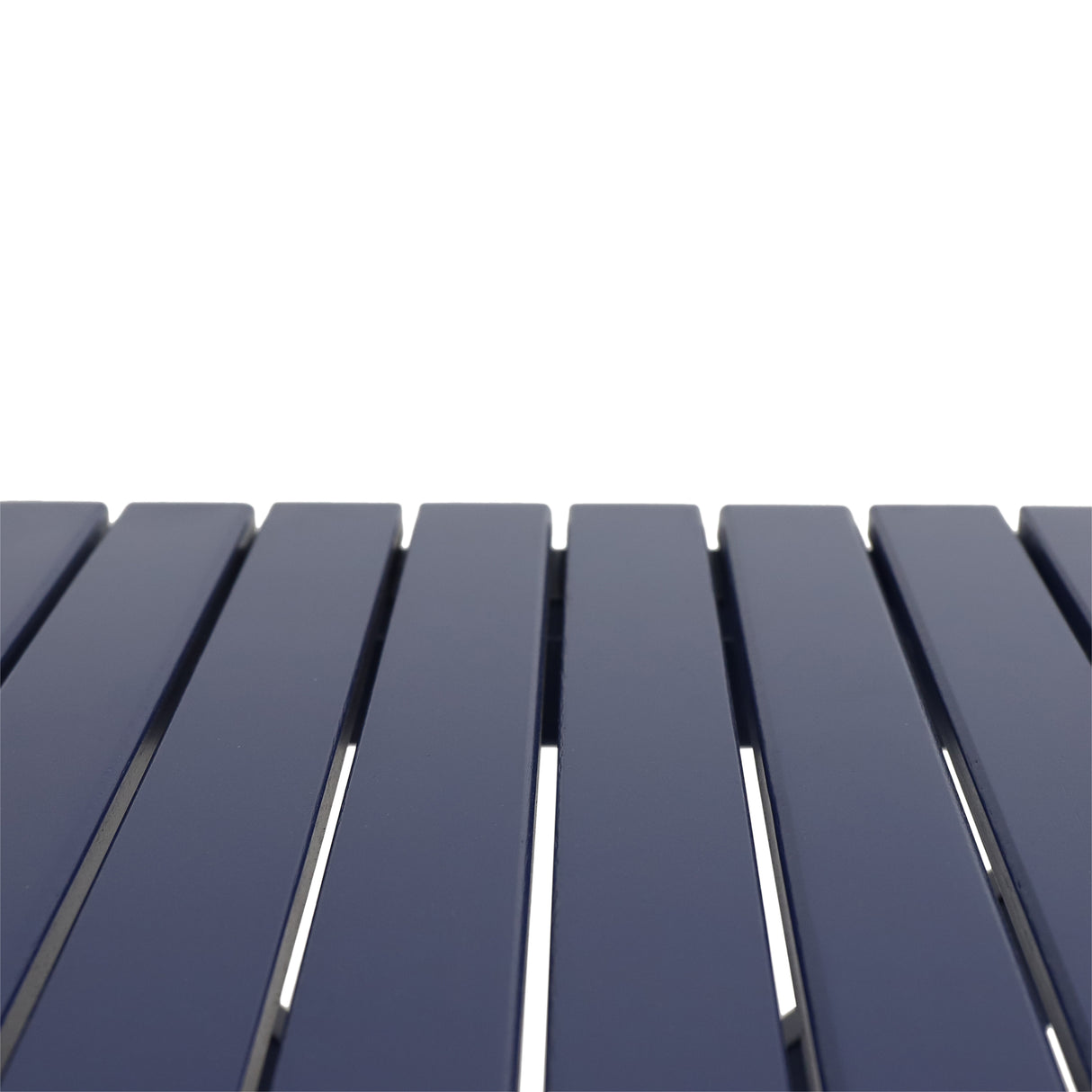 Outdoor Folding Wooden Side Table, Navy Blue, 15"D x 22.75"W x 18.25"H - V.I.P Digital Presence