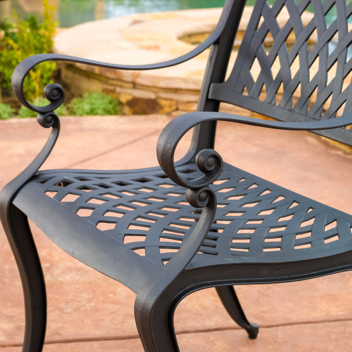CAYMAN ARCH MESH I CHAIR(set of 2) - V.I.P Digital Presence