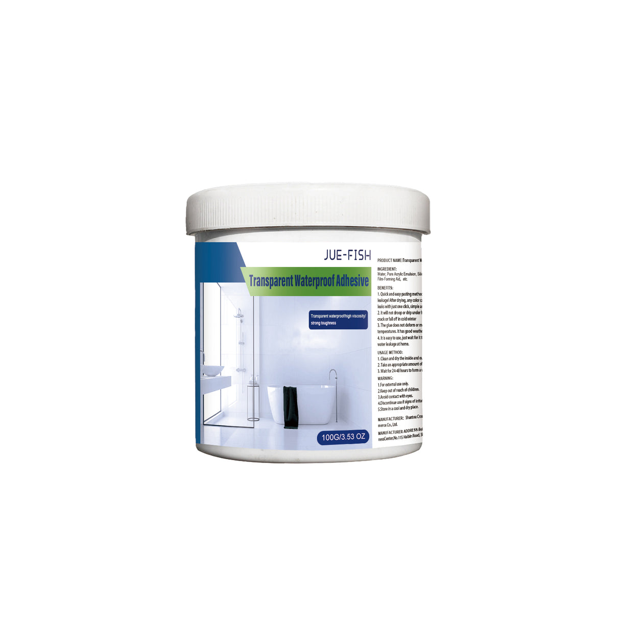 Transparent Waterproof Glue Transparent Waterproof Paint Toilet Balcony Free Brick Roof Leak Proof Glue - V.I.P Digital Presence