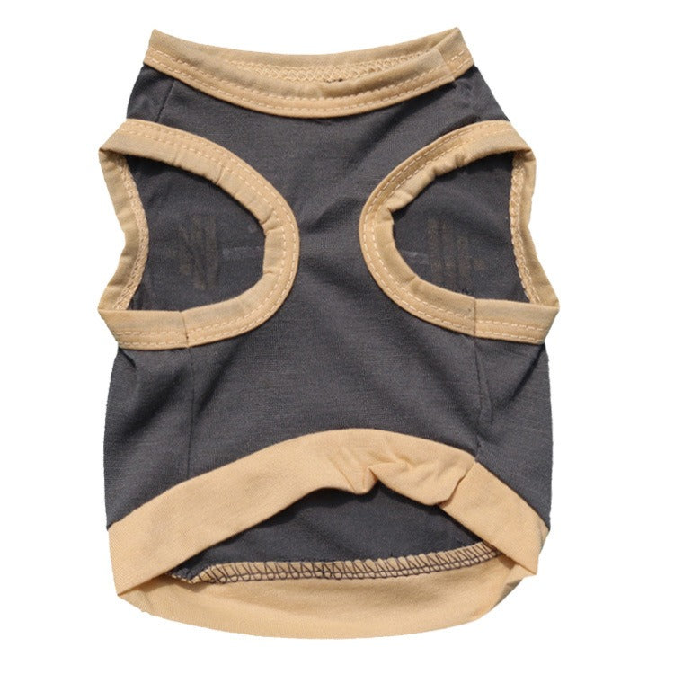 Pet Clothes Dog Clothes Cotton Sweat Weight Lifting Small Dog Pet Vest Spring And Summer - V.I.P Digital Presence