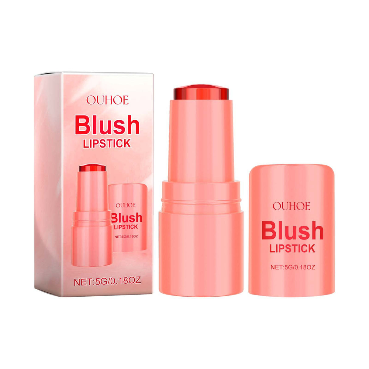 Blush Lipstick, Natural Nude Light Long-Lasting Easy Color Blush Lip Gloss Stick - V.I.P Digital Presence