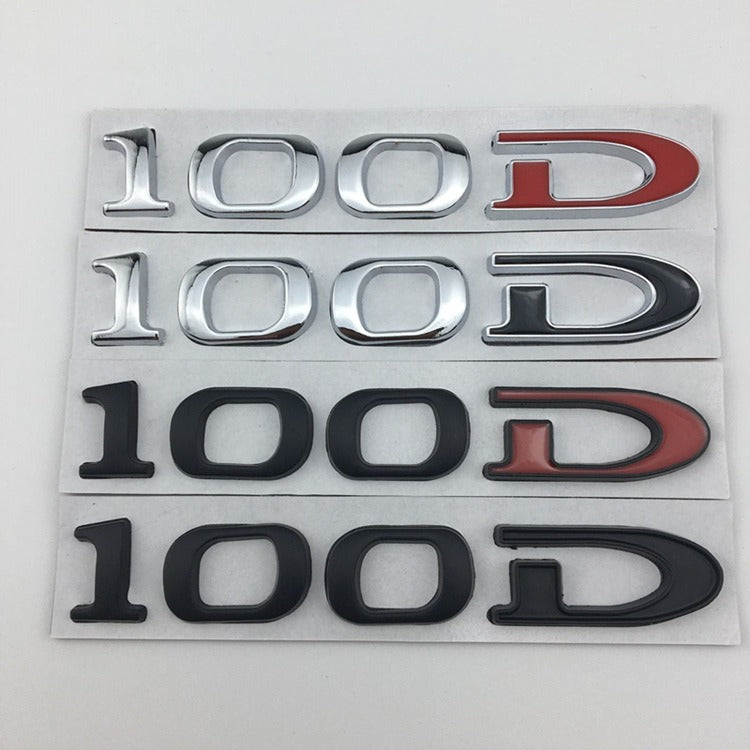 Suitable for Tesla MODEL3 S X Y 75D 85D 90D 100D displacement tail label metal car sticker - V.I.P Digital Presence