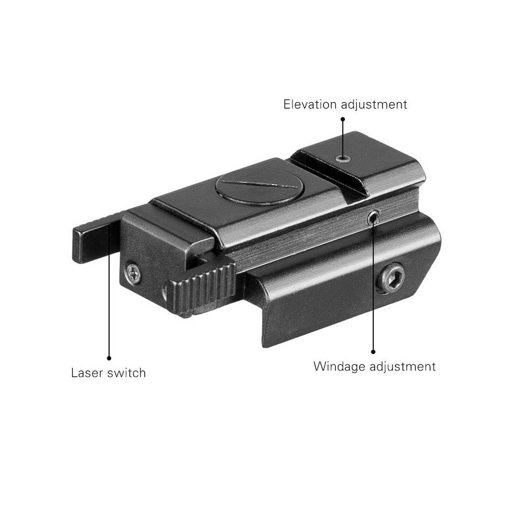 20mm Hunting Riflescope Tactical Red Dot Laser Sight Picatinny Weaver Rail for Pistol Glock Headgun Gun Red Dot Scope - V.I.P Digital Presence