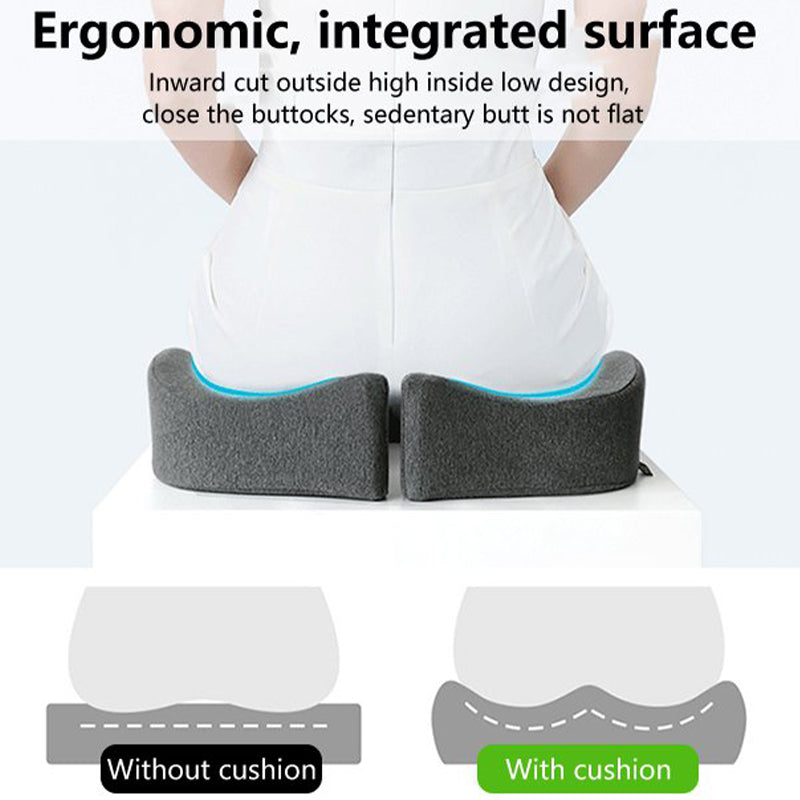 Office Cushion Chair Cushion Ass Seat Cushion Memory Foam Slow Rebound Breathable Hip Chair Car Hollow Cushion - V.I.P Digital Presence